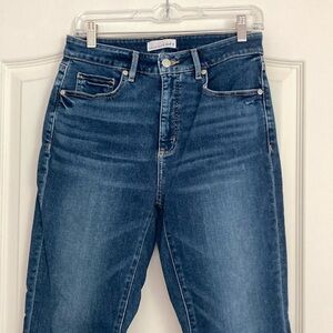 LOFT curvy kick crop jeans